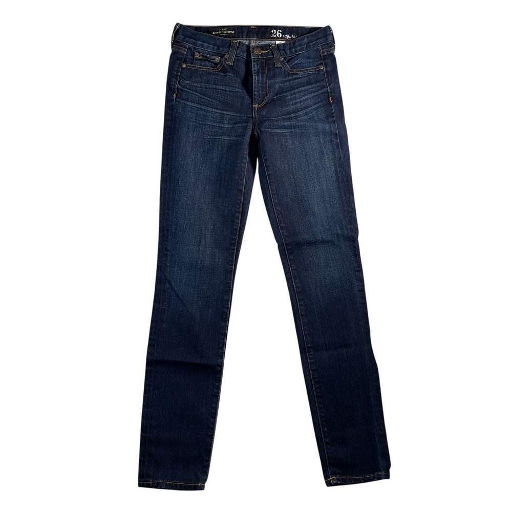 J.Crew Women's‎ Midrise Toothpick Jeans Size 26 Regular